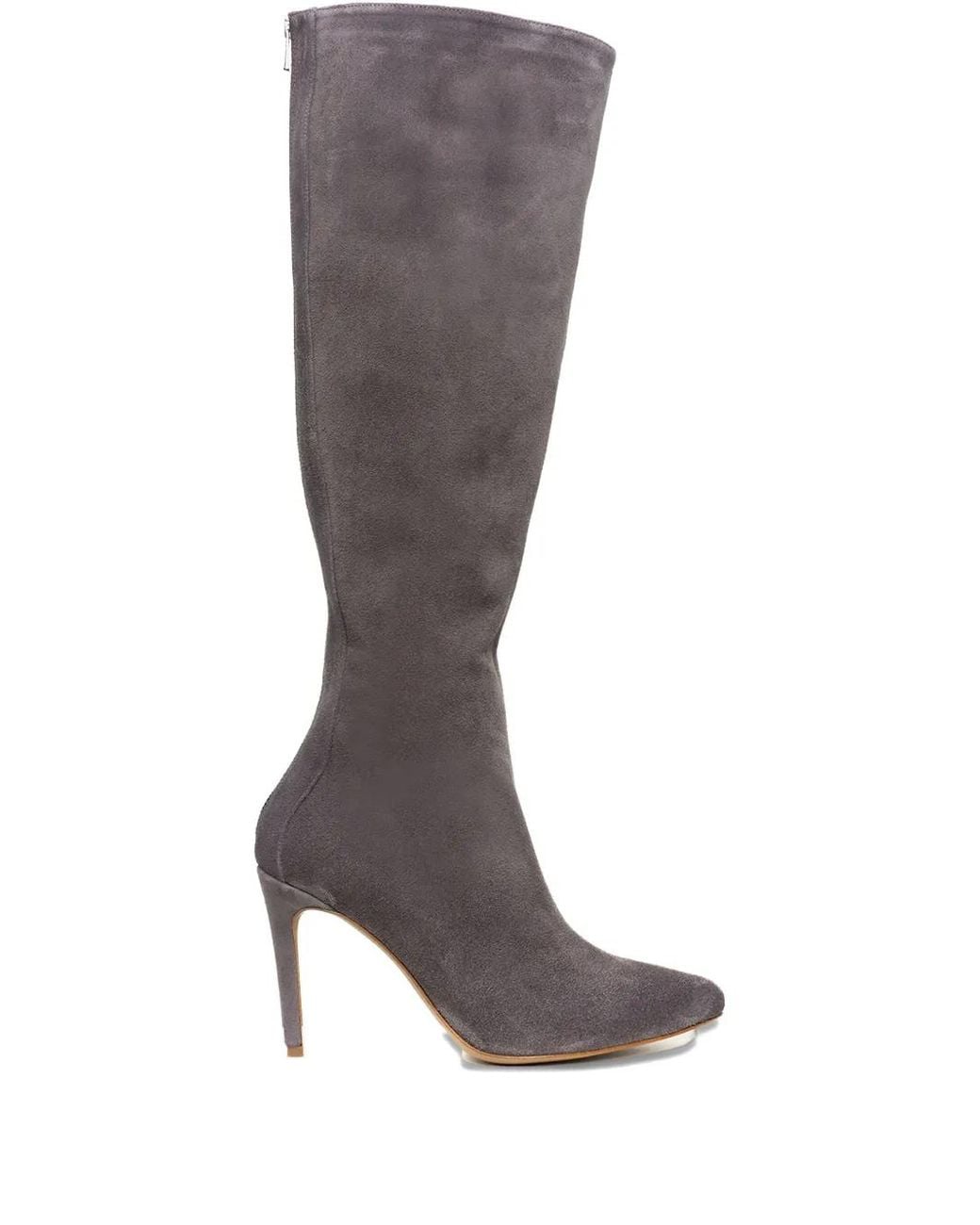 Ginissima Brown 95Mm Pointed-Toe Boots