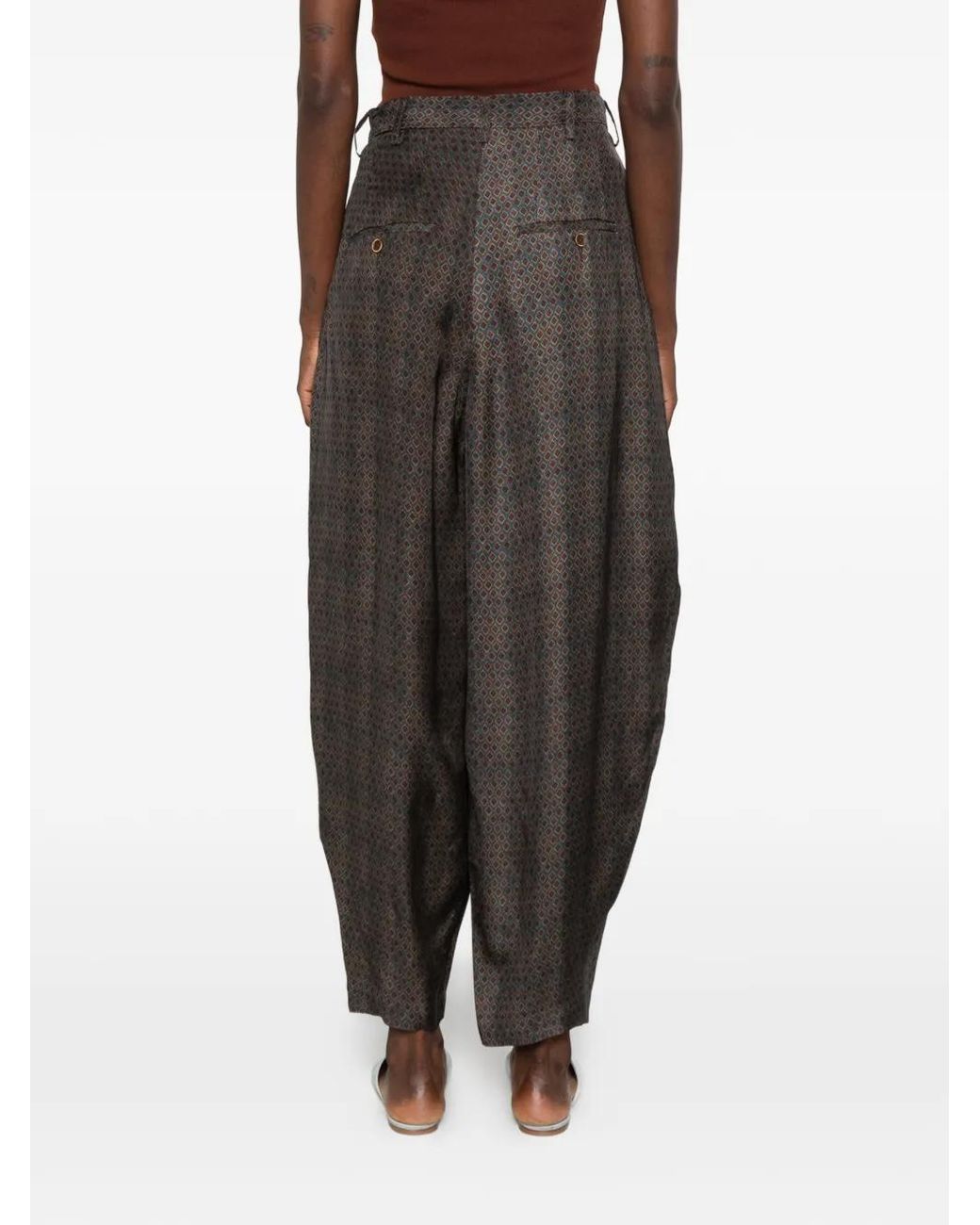 Uma Wang Gray Piper Trousers