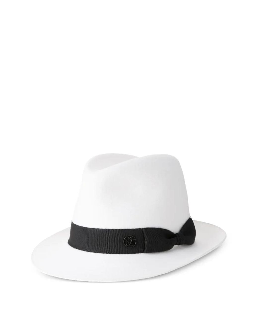Cappello Con Logo di Maison Michel in White