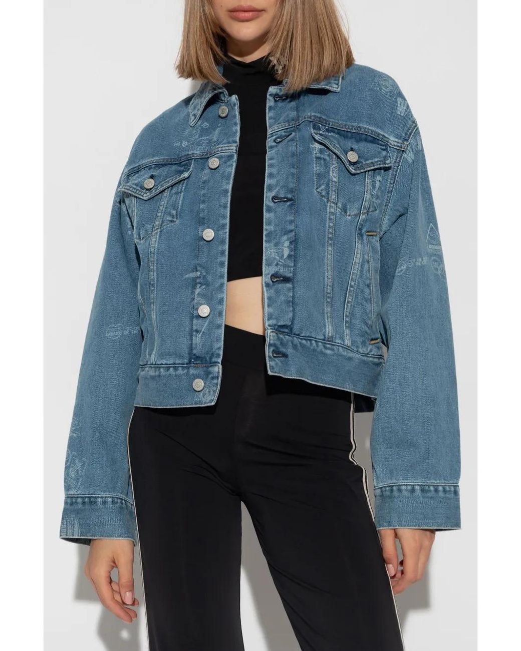 Carhartt Blue Graphic-Print Jacket