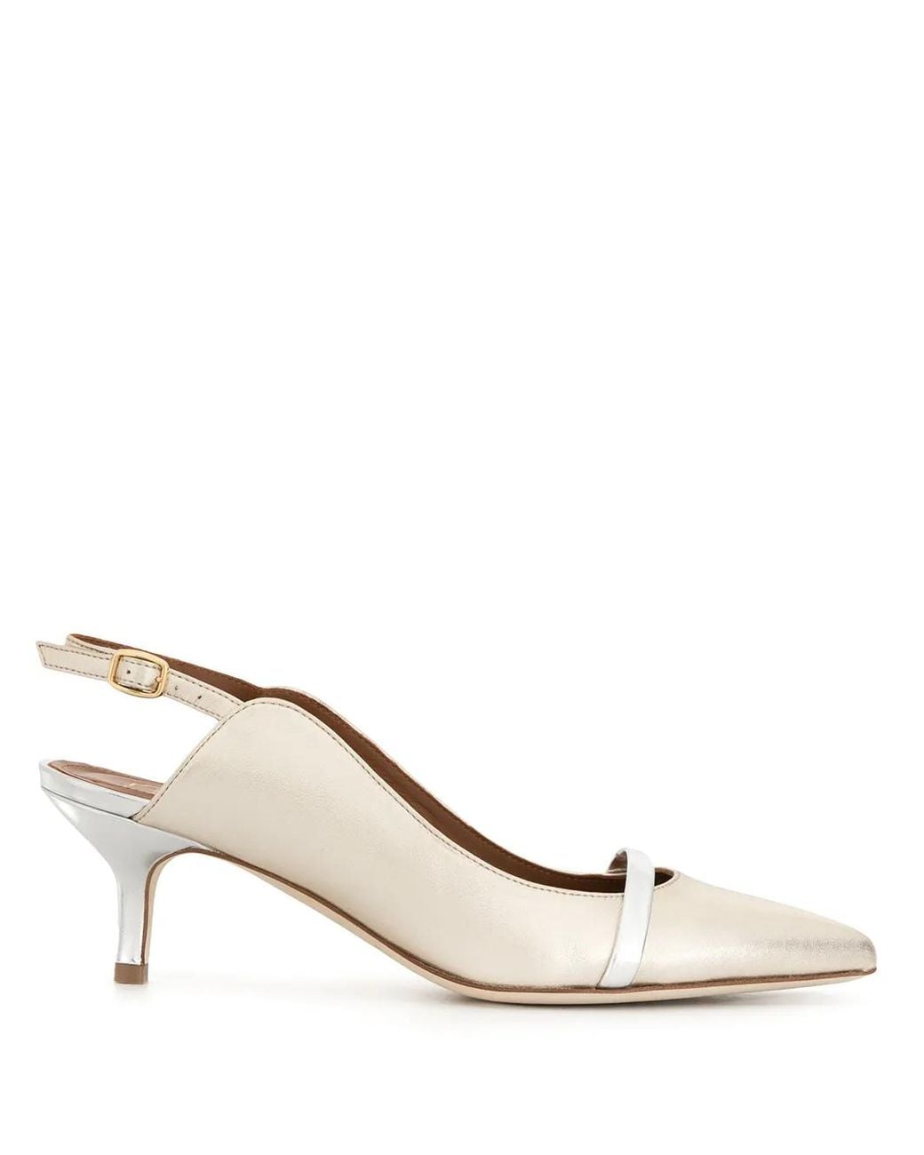 Malone Souliers Natural Marion 60Mm Pointed Pumps
