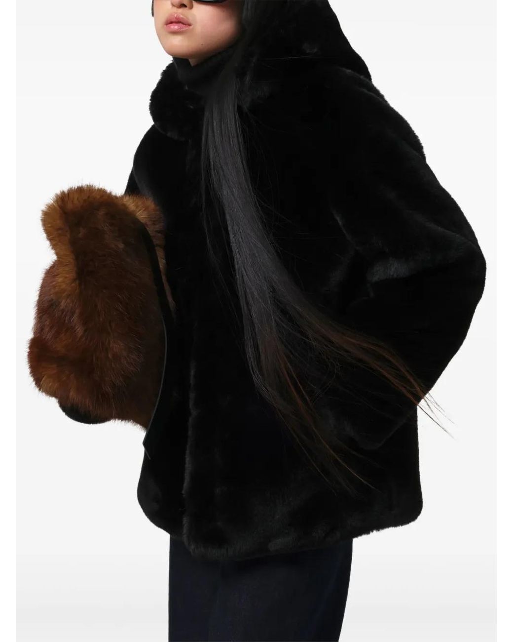 Apparis Black Katin Hooded Jacket