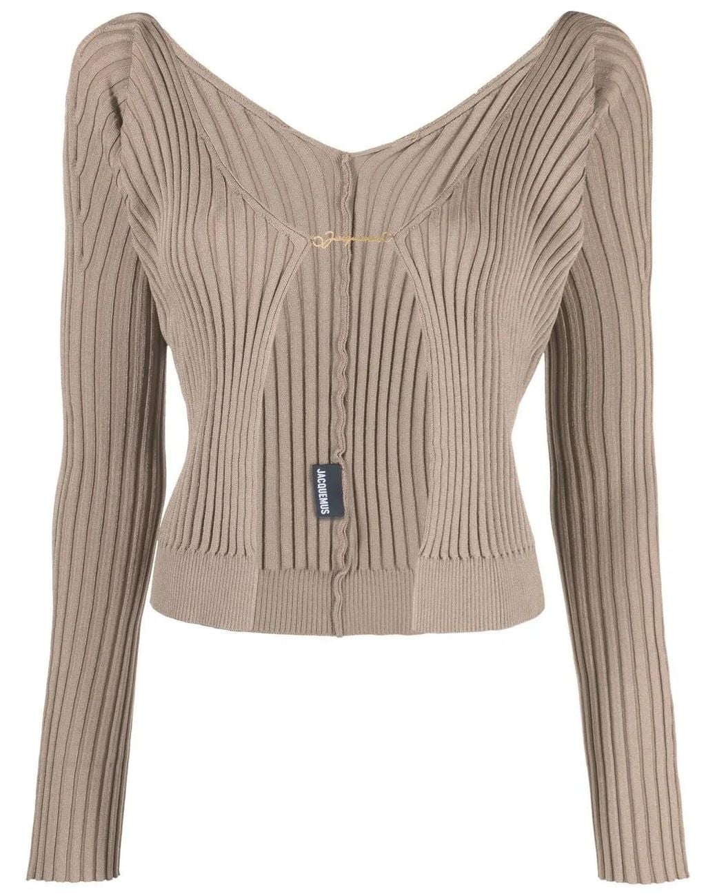 Jacquemus Natural La Maille Pralu Longue Top