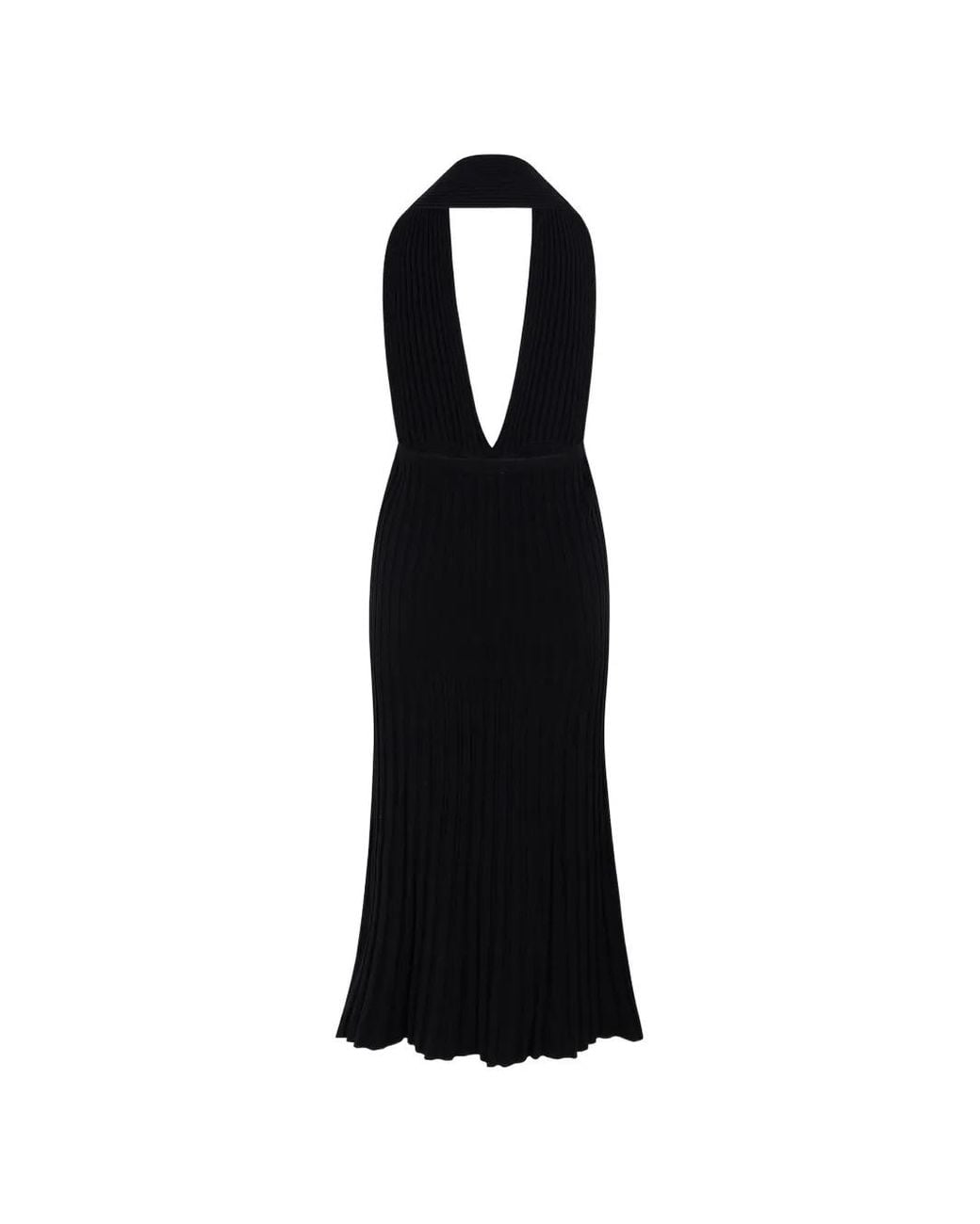 CAYET Black Tatjana Midi Dress