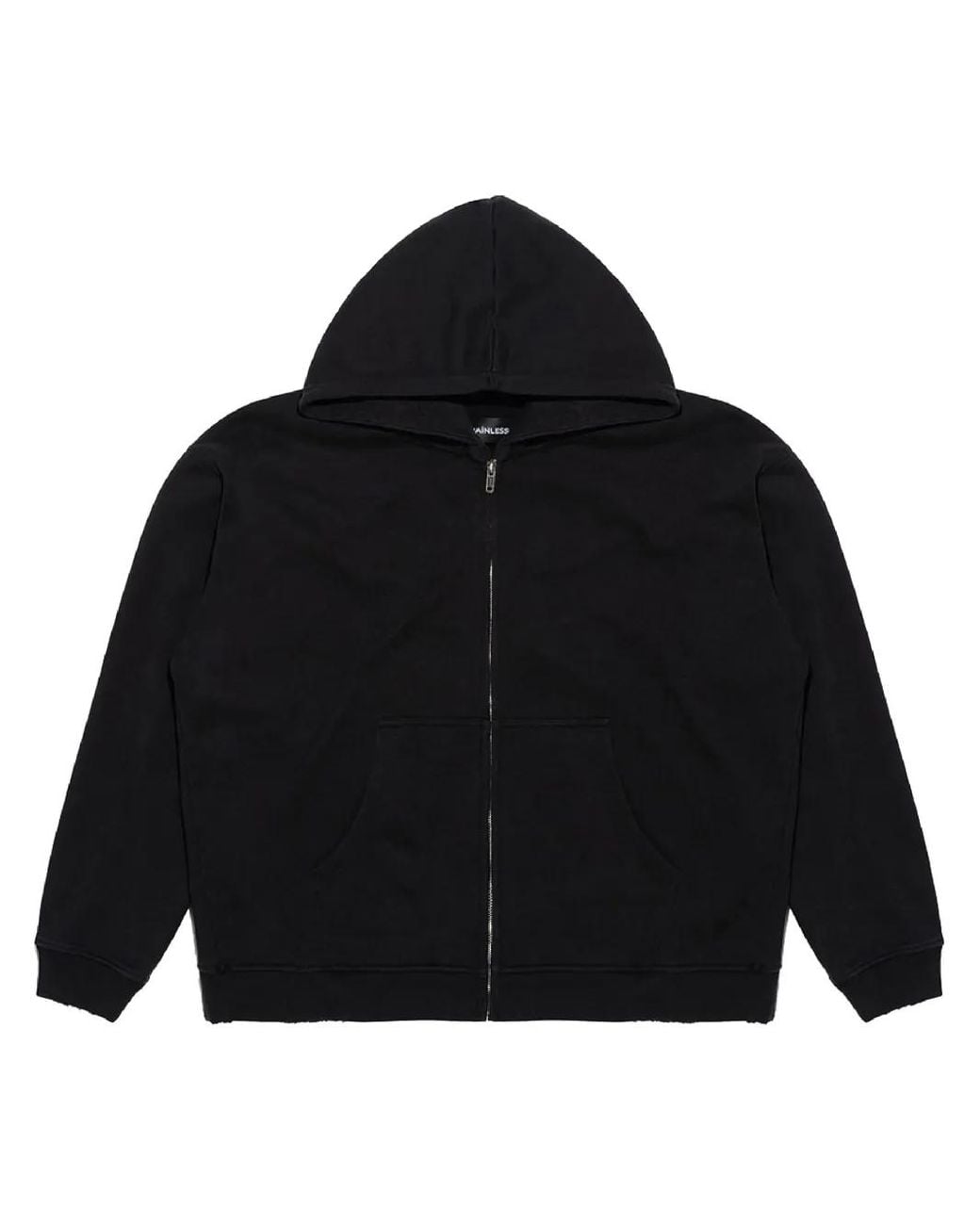 Mainless Black Zip-Up Hoodie
