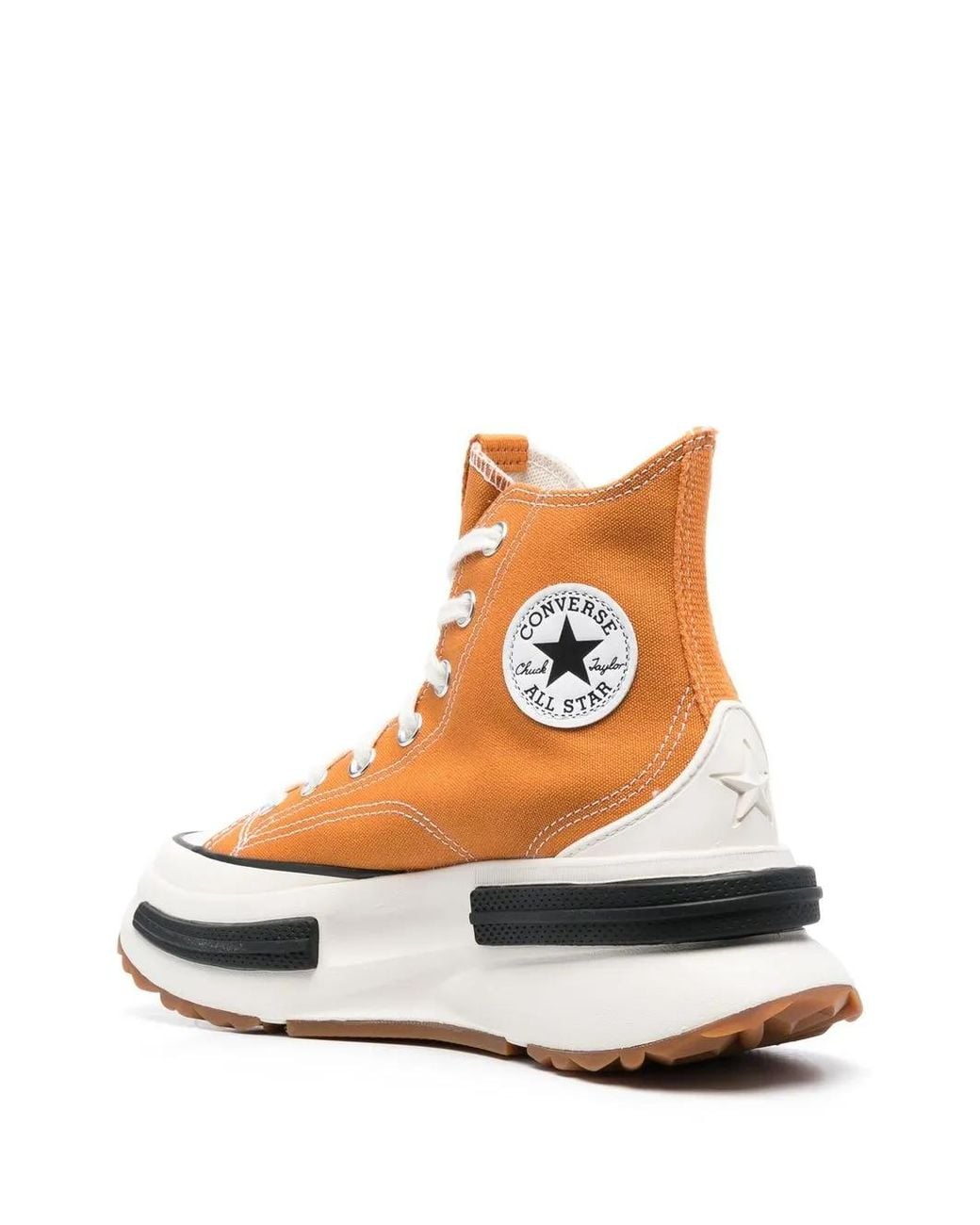 Converse Brown Run Star Platform Low-Top Sneakers