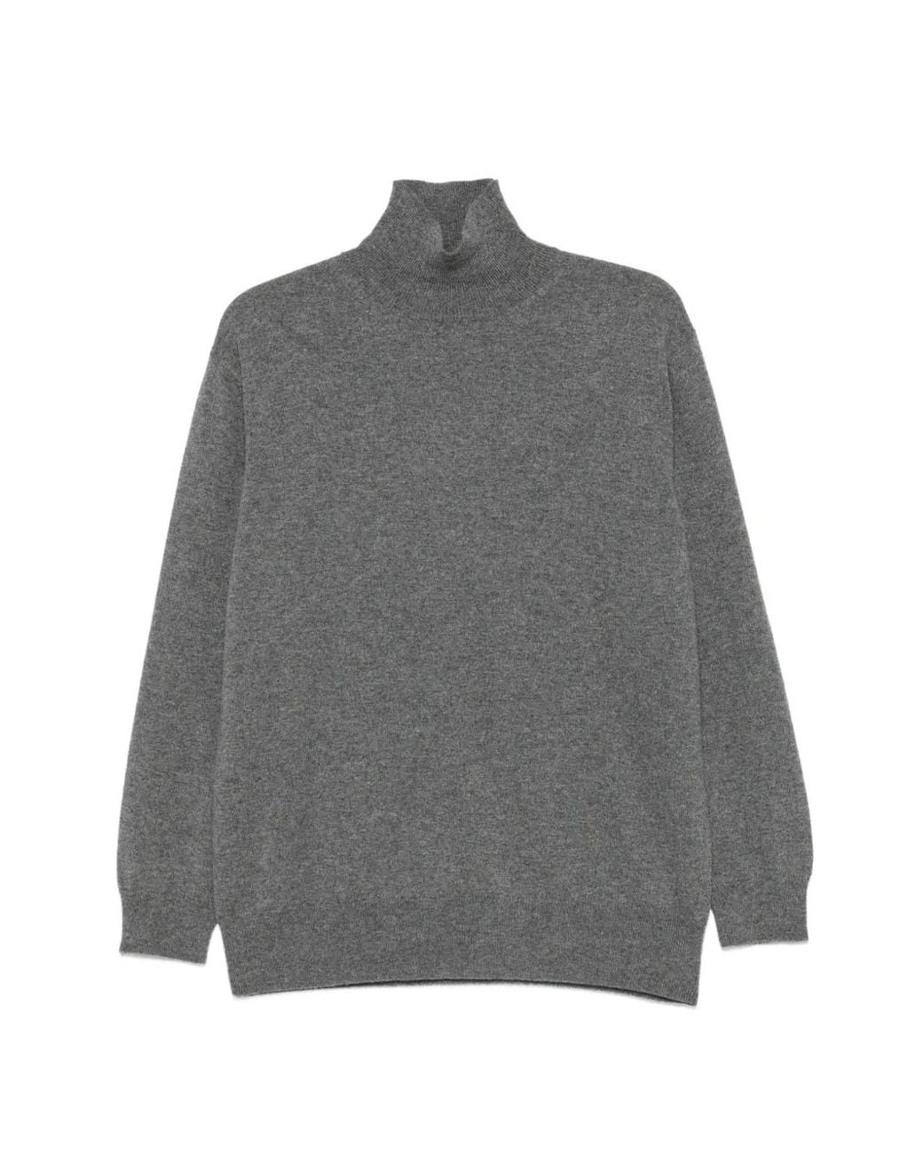 Malo Gray Pull En Cachemire À Col Montant