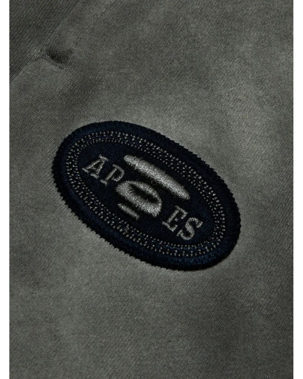 Aape By A Bathing Ape Gray Tie-Dye Print Shorts for men