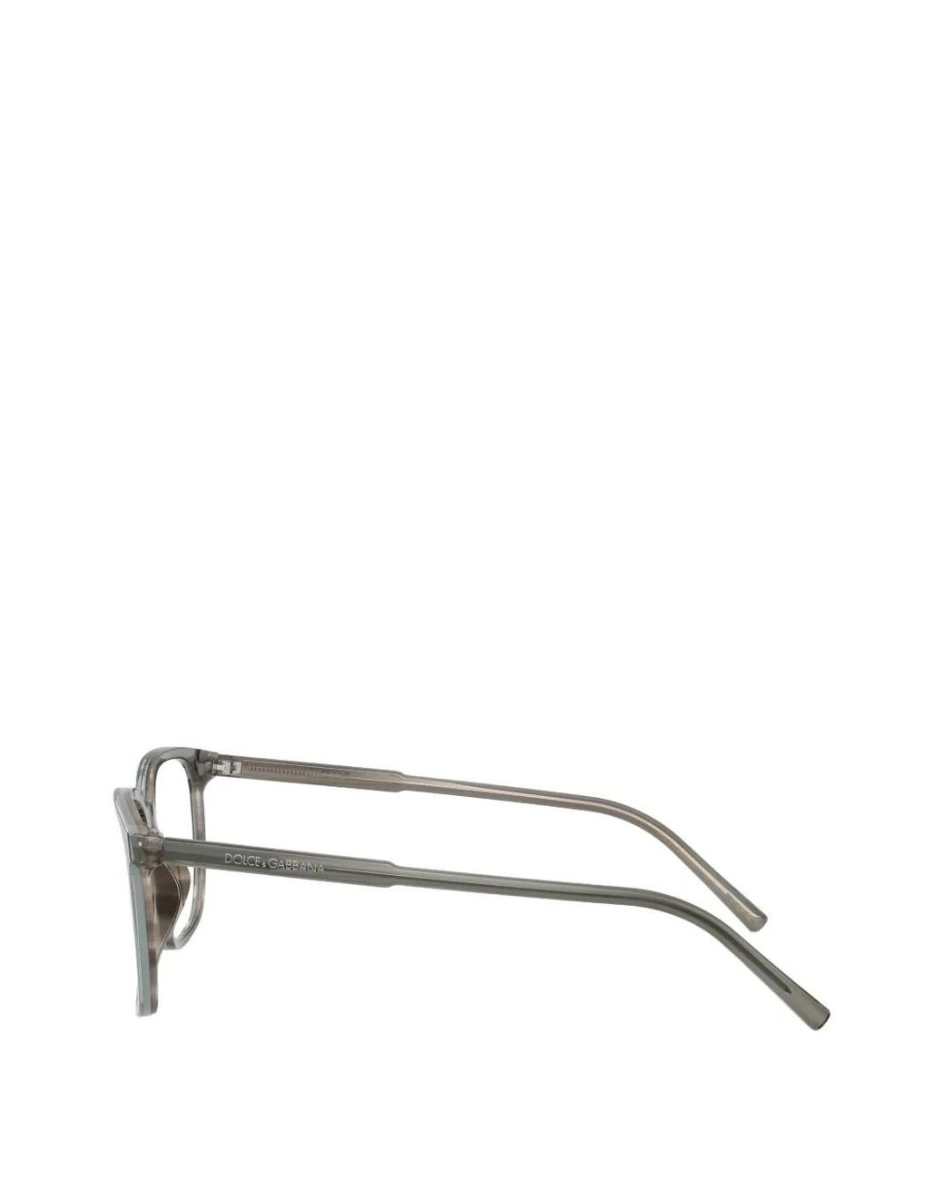 Dolce & Gabbana Gray Square-Frame Glasses