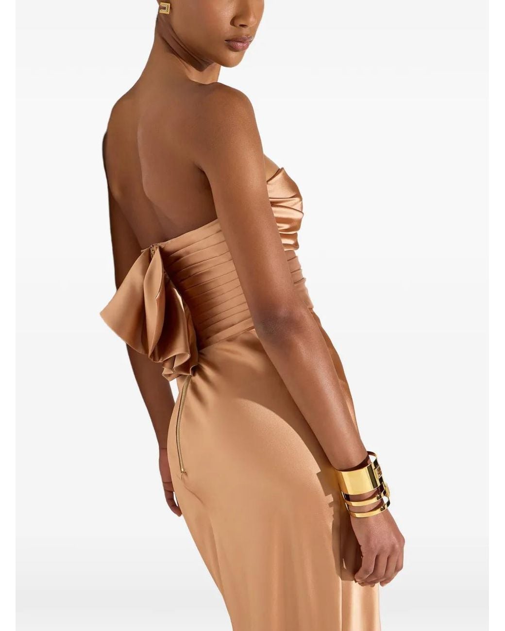 Elisabetta Franchi White Carpet Dress