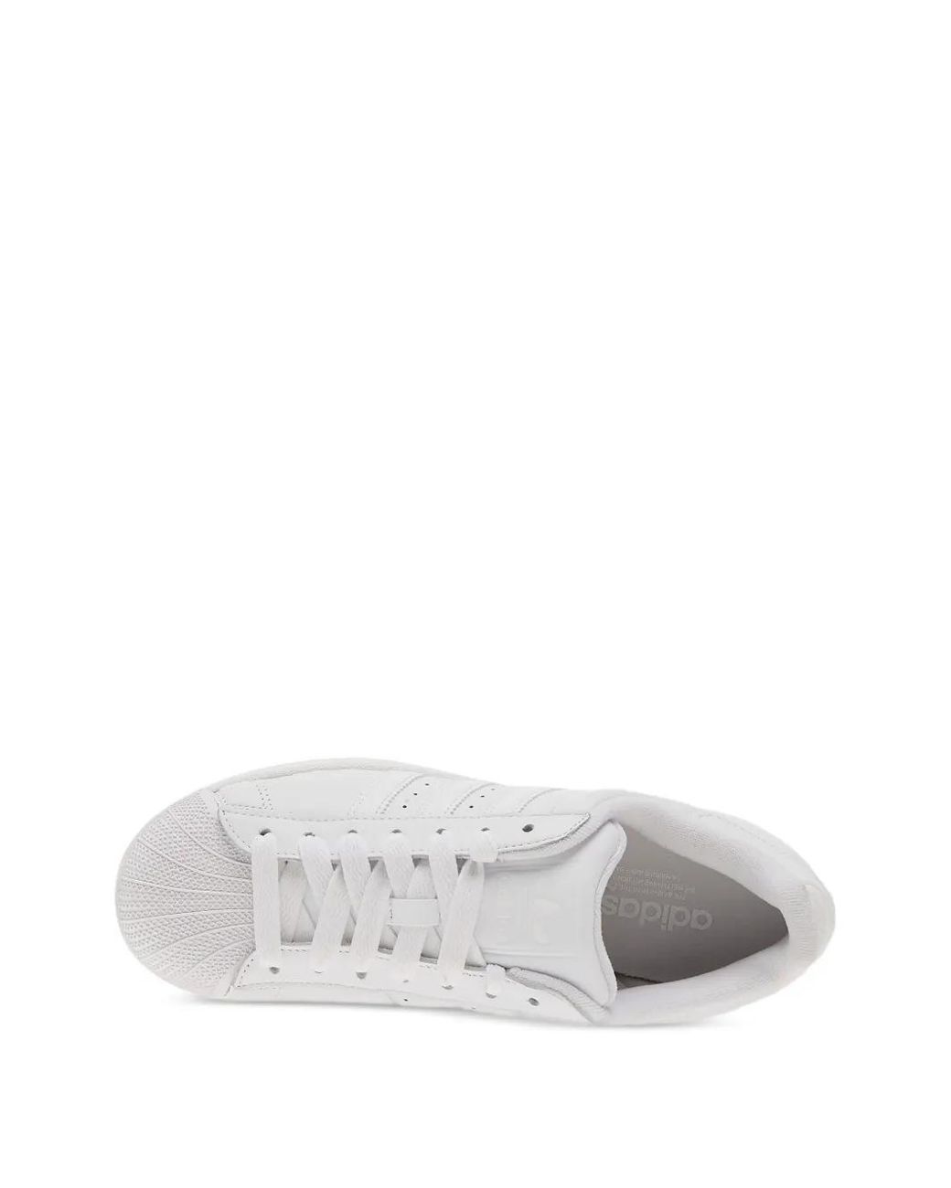 Adidas White Superstar Ii Low-Top Sneakers