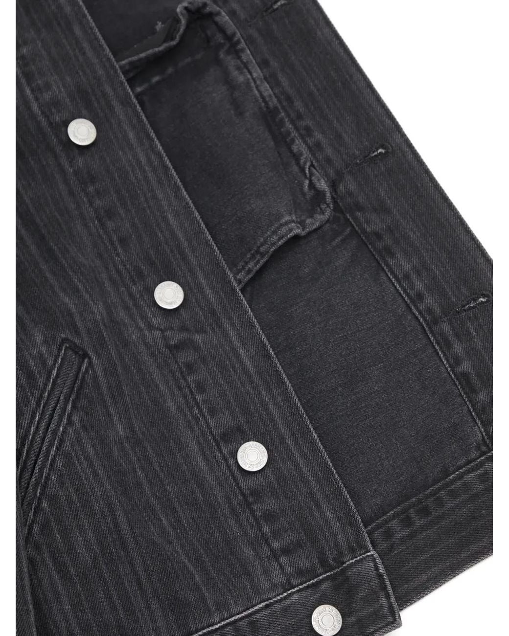 Carhartt Black Zip-Pocket Denim Jacket