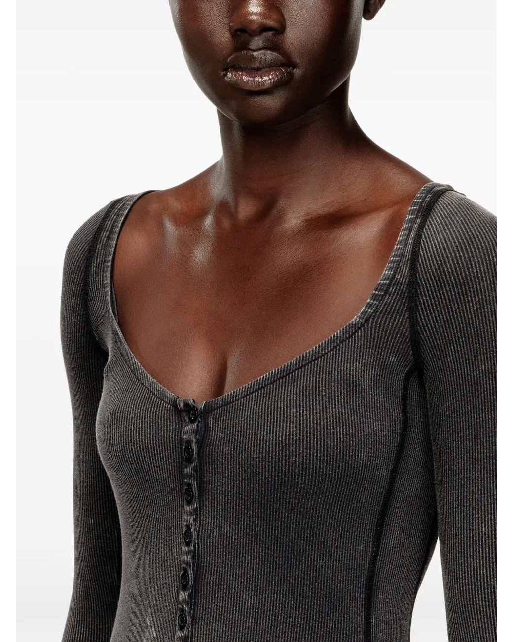 DIESEL Black Midi Dress