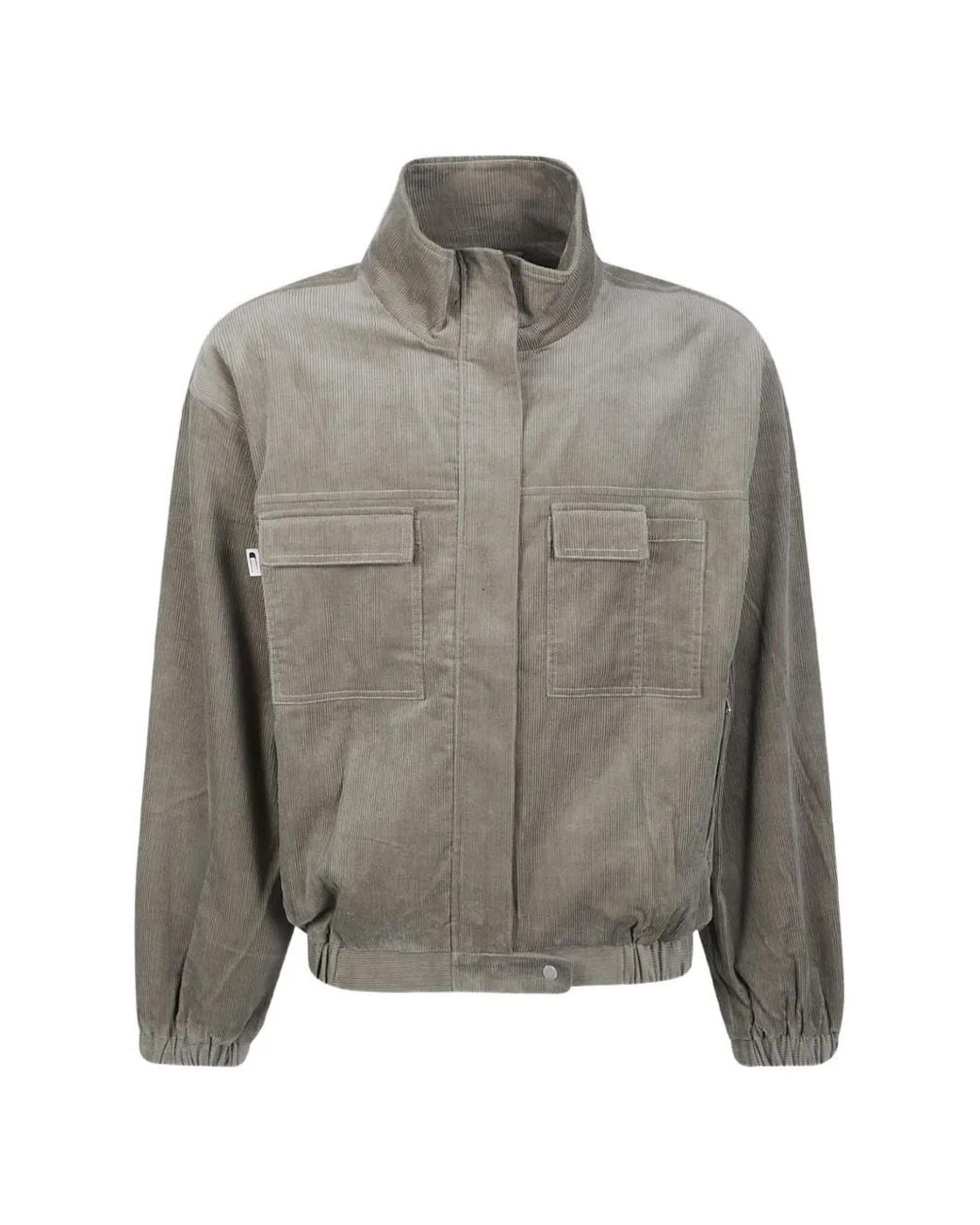 Carrera Gray Barrau Corduroy Zip-Up Jacket for men