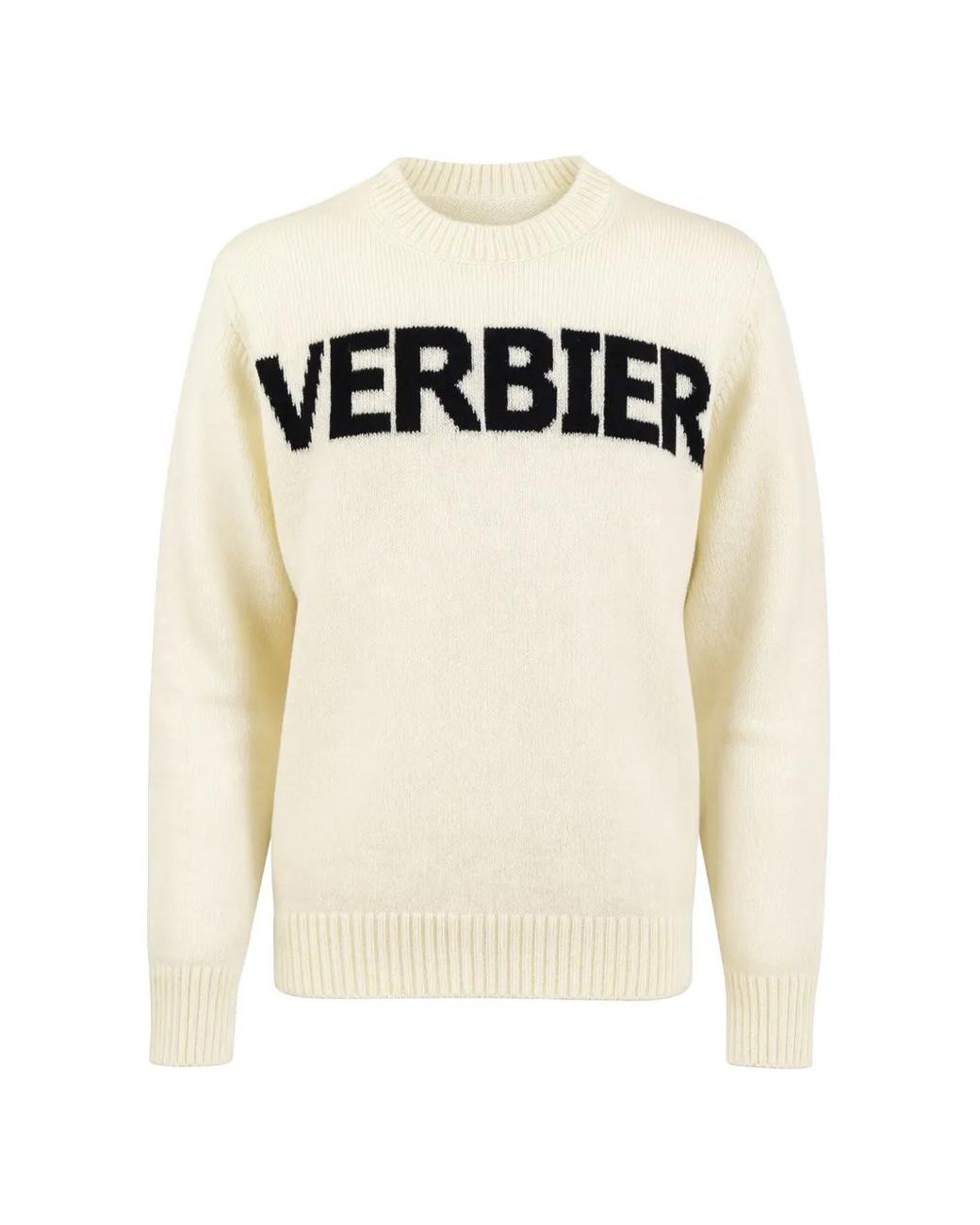Jurta White Crew-Neck Sweater