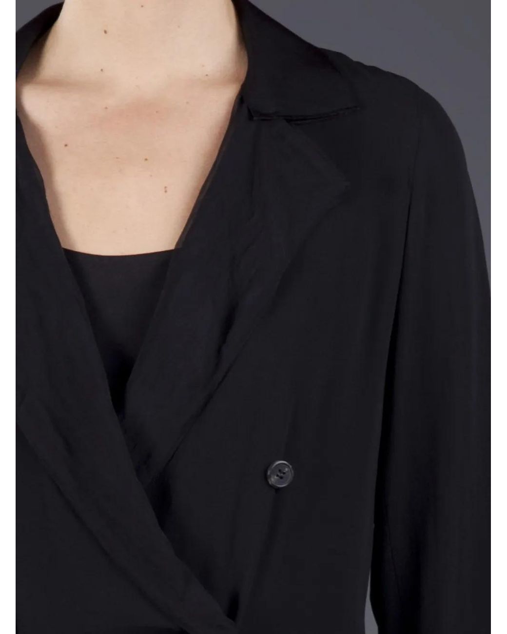 Lanvin Double Breasted Blazer in het Black