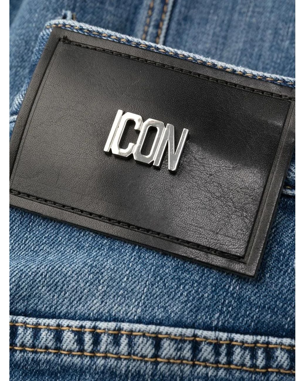 DSquared² Blue High-Waisted Flared Jeans