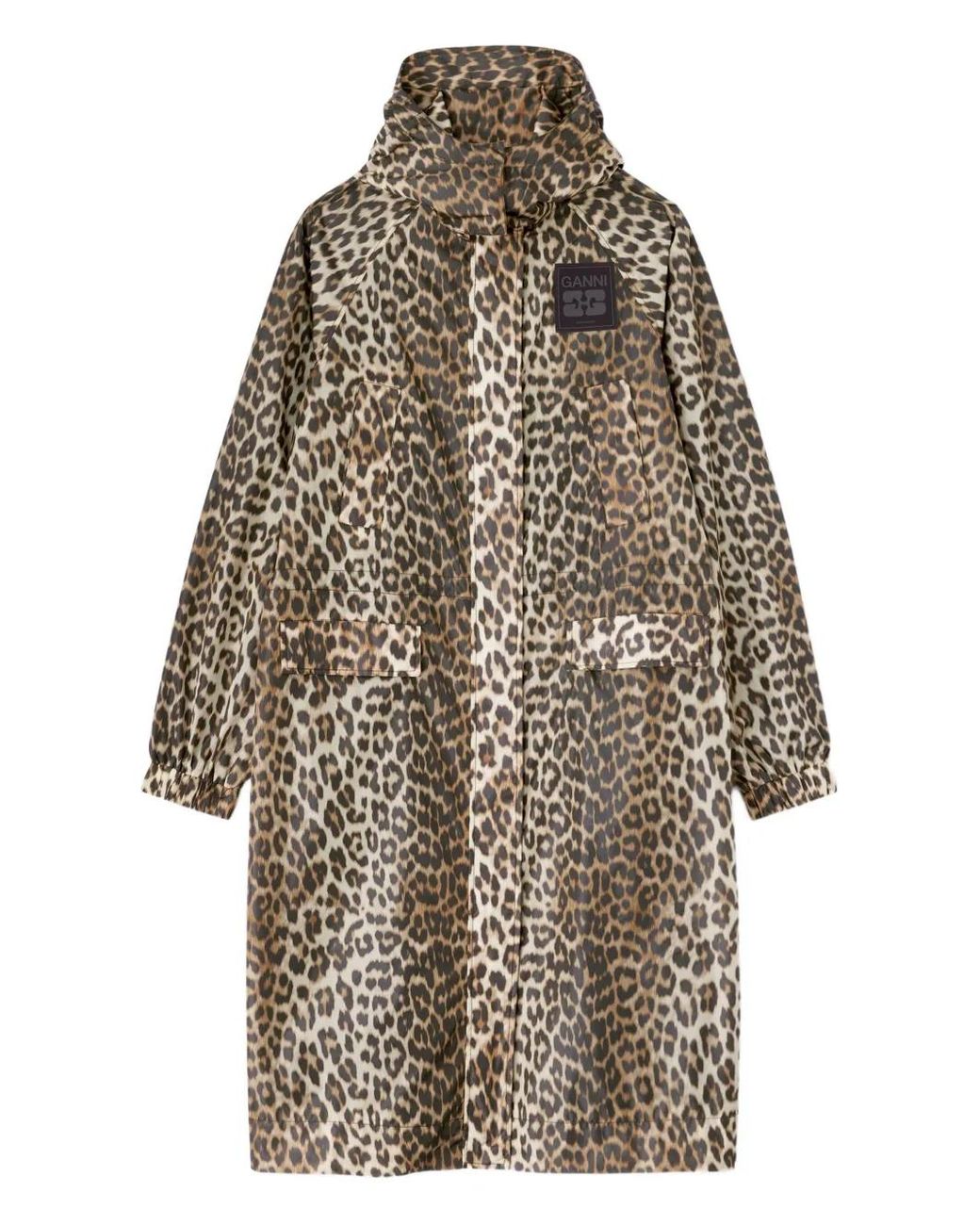 Ganni Multicolor Recycled Polyamide Parka