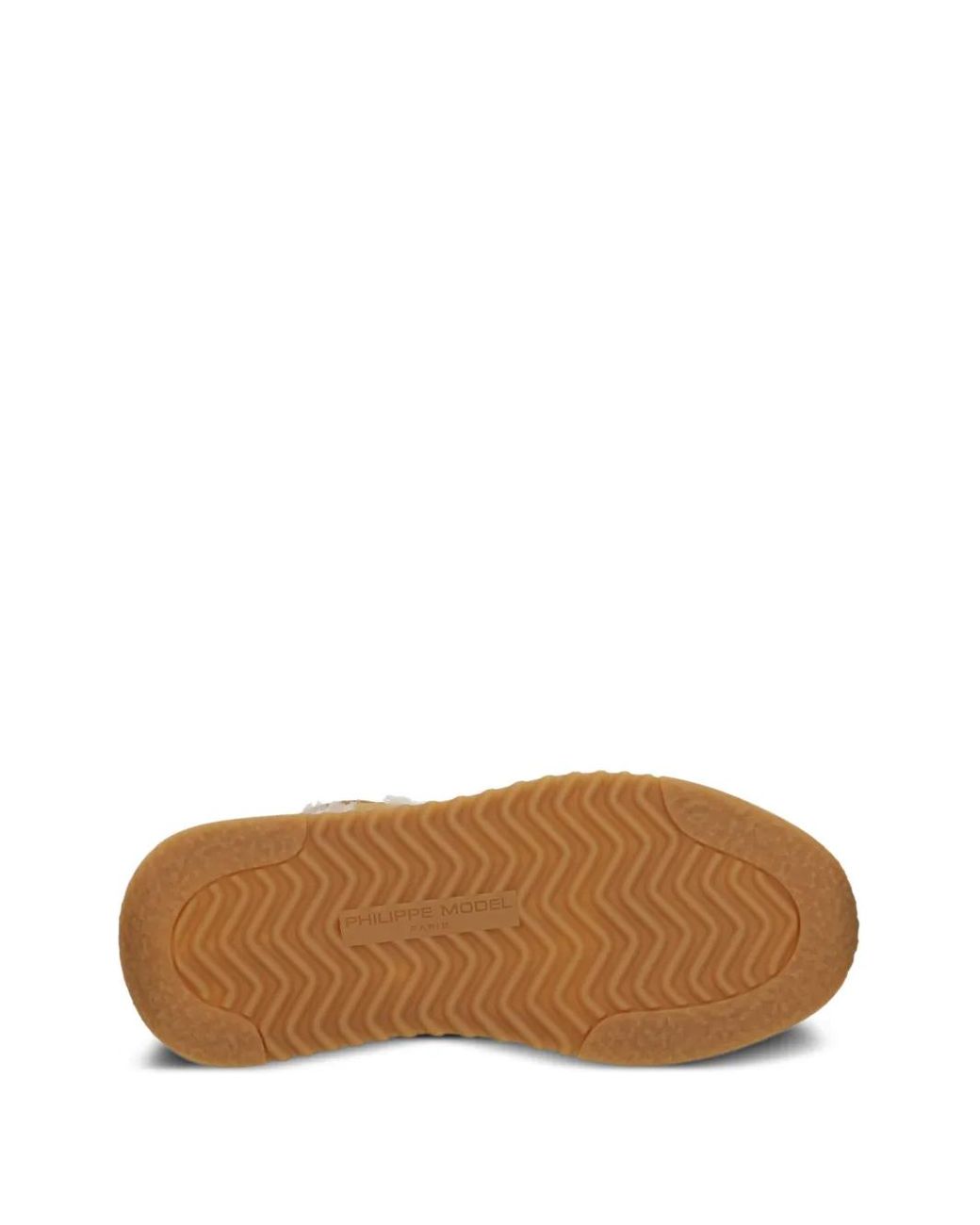 Philippe Model Natural Tropez 2.1 Shearling-Trim Running Sneakers