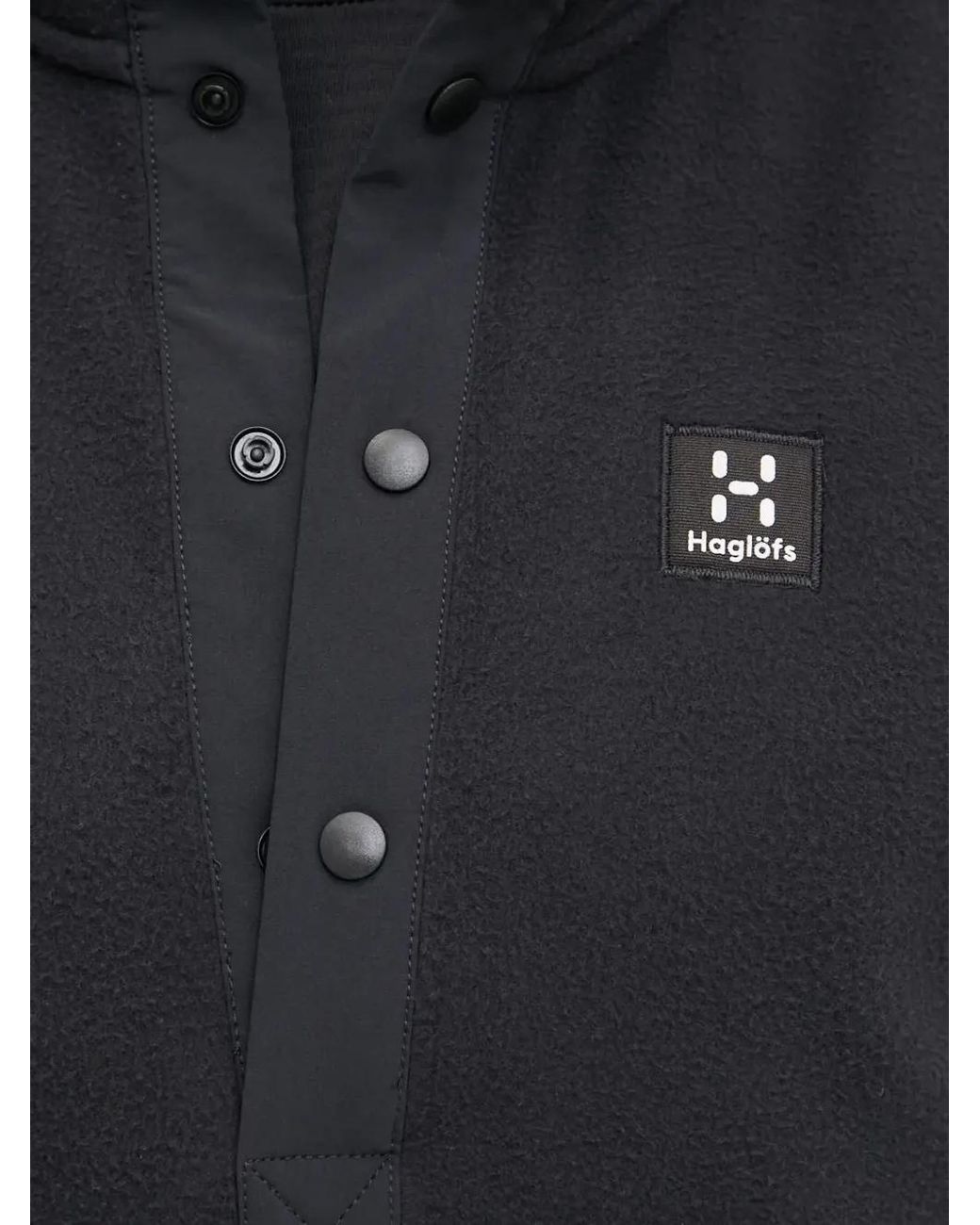Sudadera Mora Con Medio Botón Haglöfs de hombre de color Gray