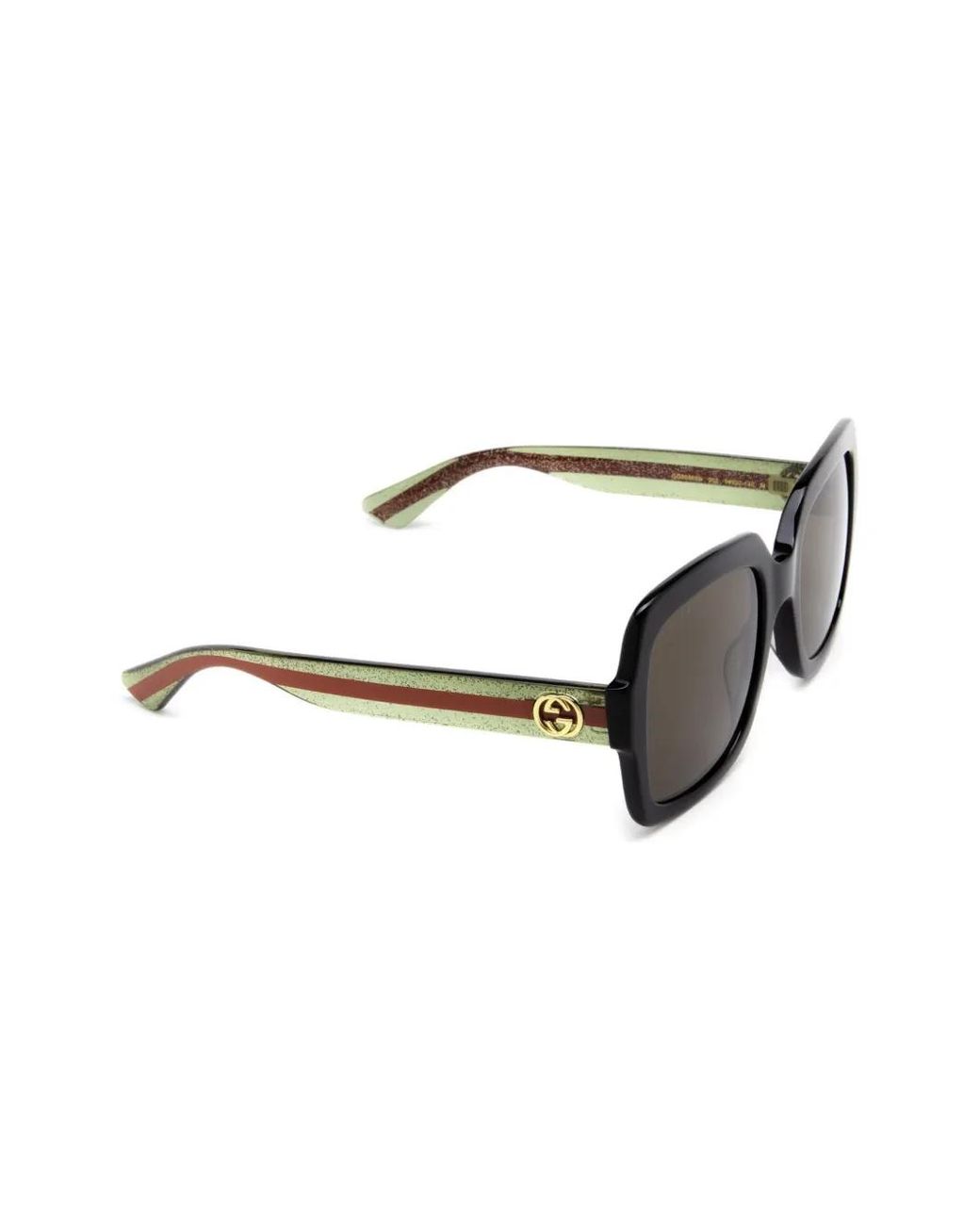 Gucci Black Square Shaped Sunglasses