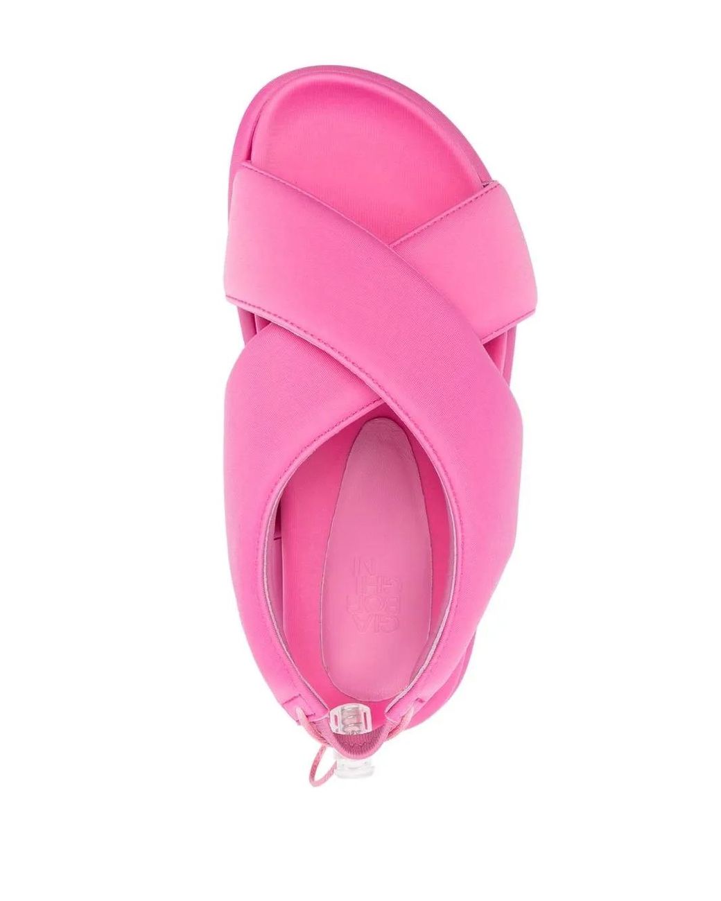 Gia Borghini Pink 35Mm Chunky Open-Toe Sandals