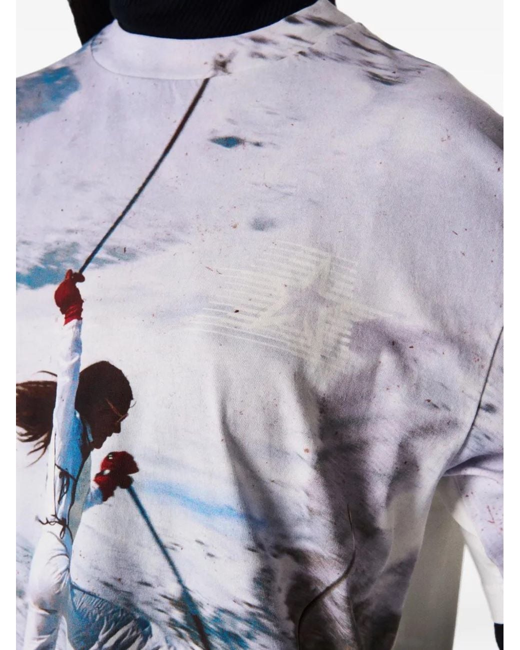 Perfect Moment Blue Sloan Printed T-Shirt
