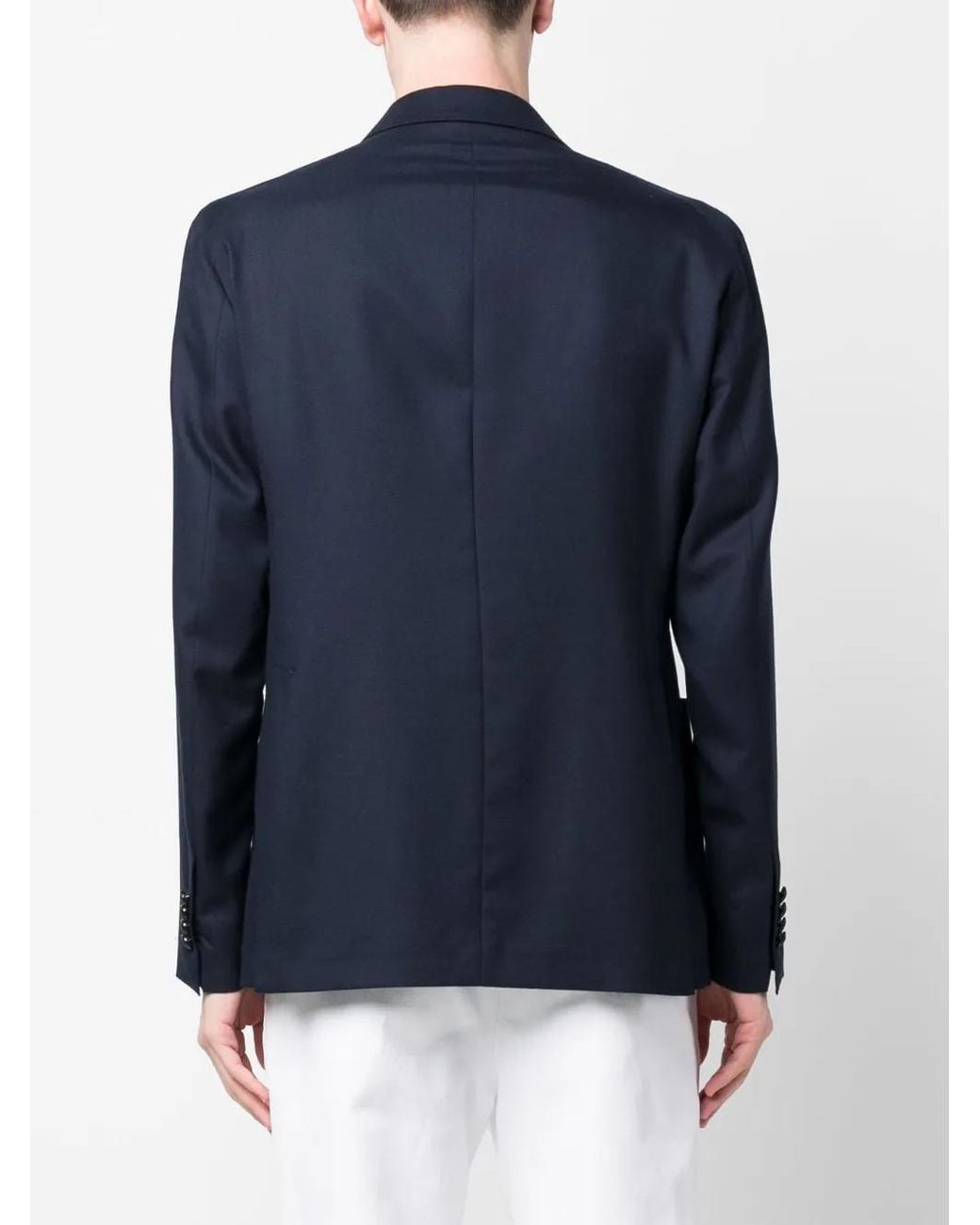 Tagliatore Blue Double-breasted Jacket for men