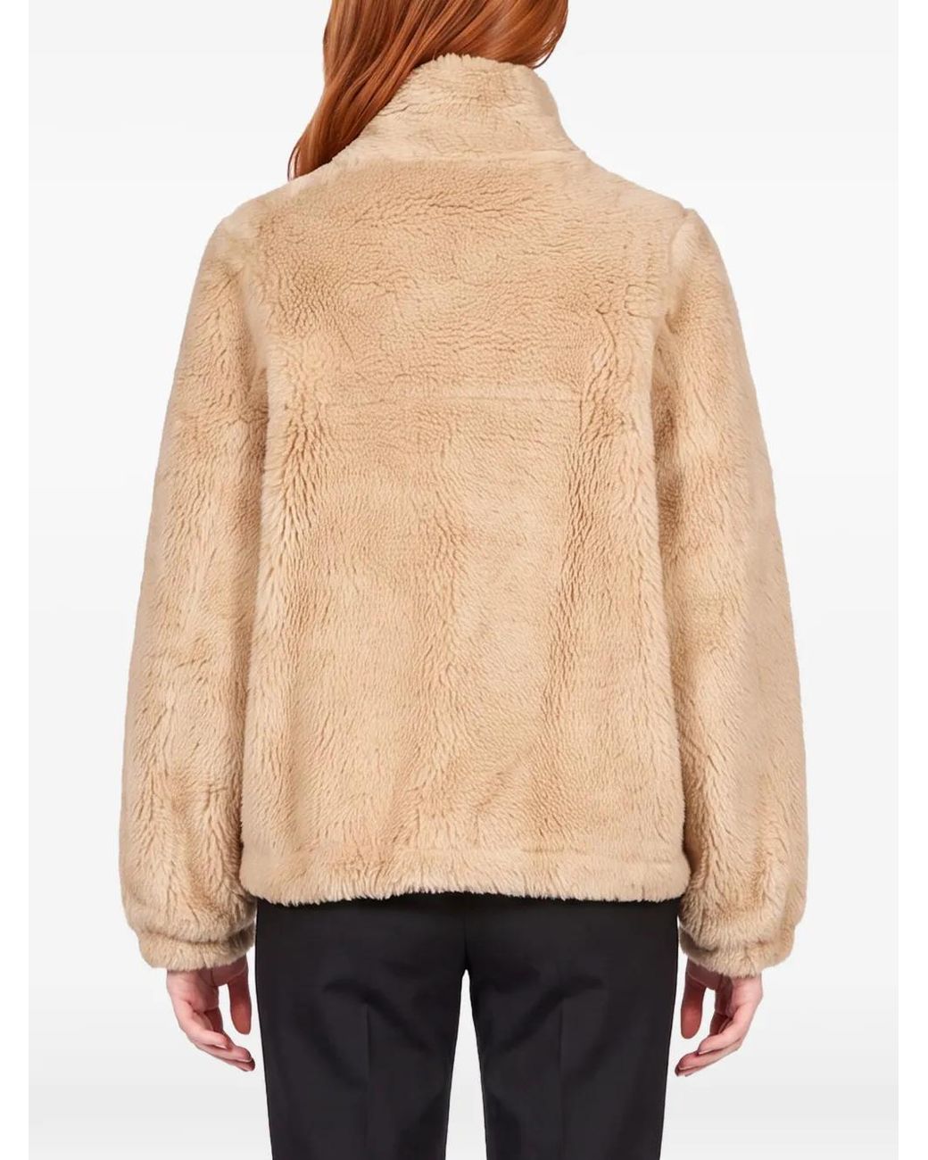 R2W Natural High-Neck Zip-Up Jacket