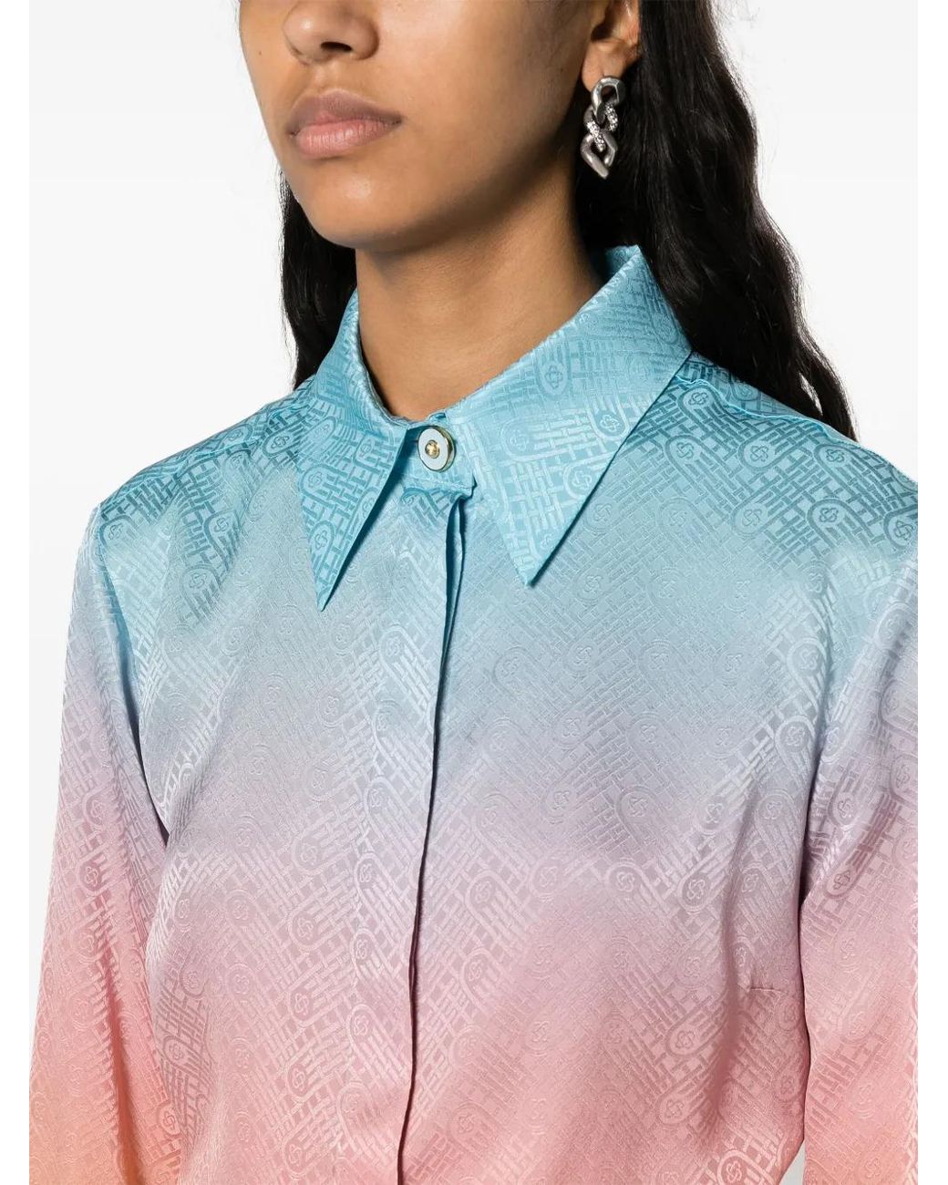 Casablanca Pink Pastel Gradient Shirt