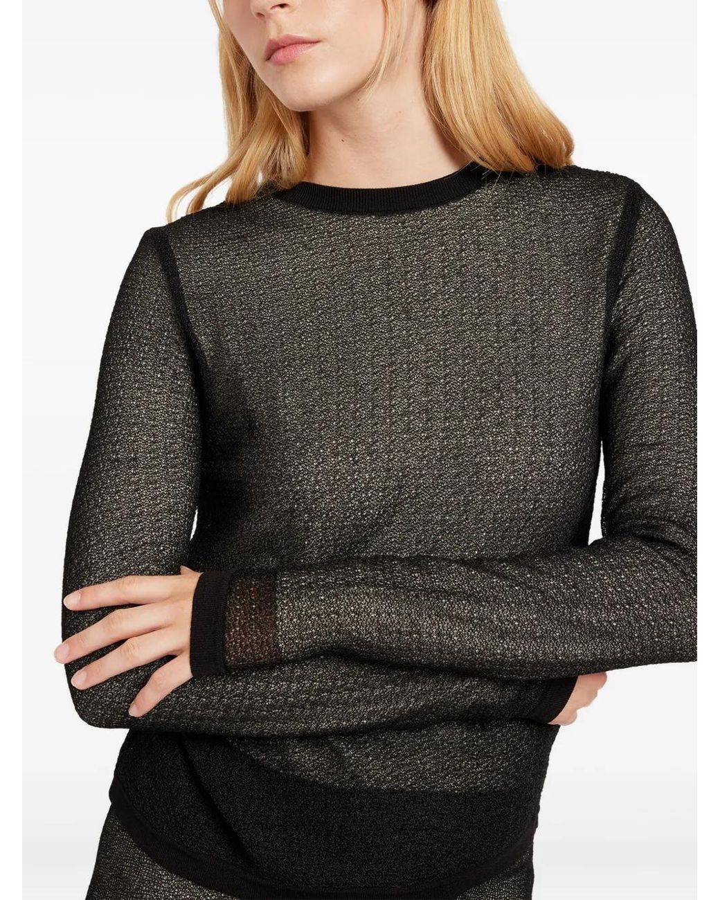 Ports 1961 Black Long-Sleeve Sweater
