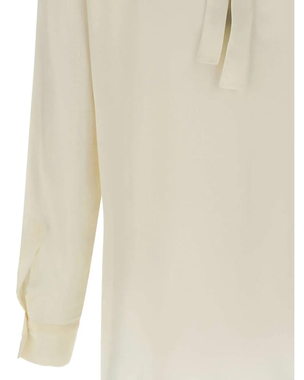 Marella White Rose-Embellished Shirt