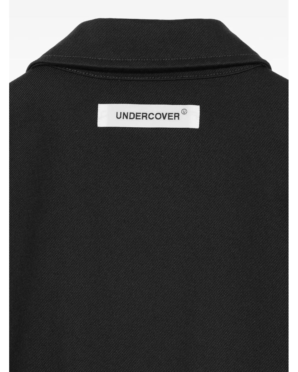 Giacca Camicia di Undercover in Black da Uomo
