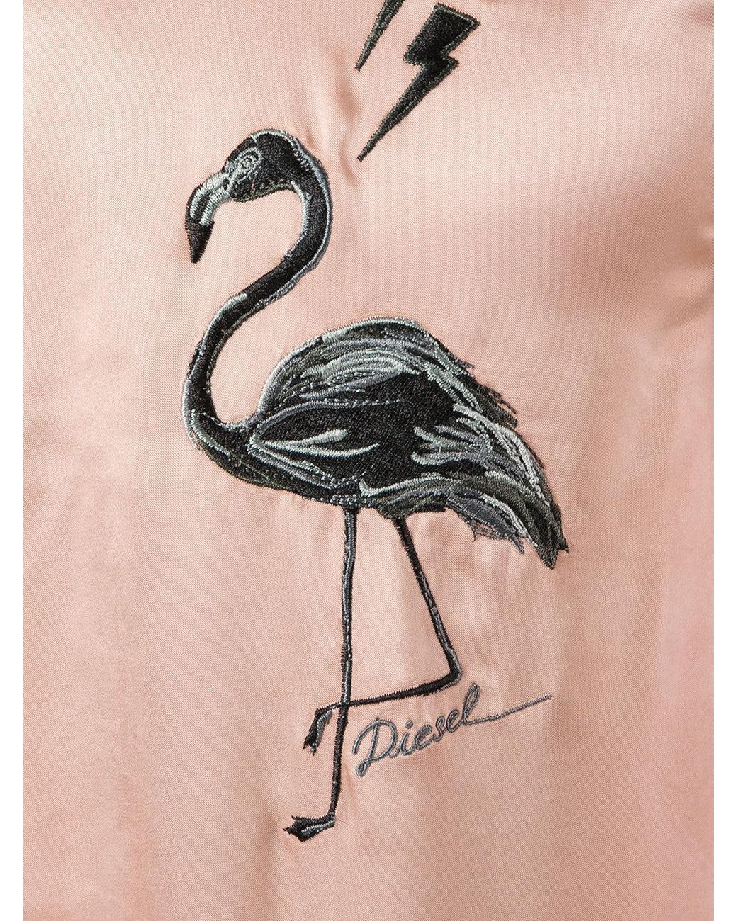 diesel flamingo shirt