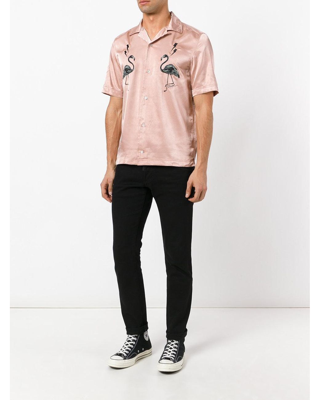 diesel flamingo shirt