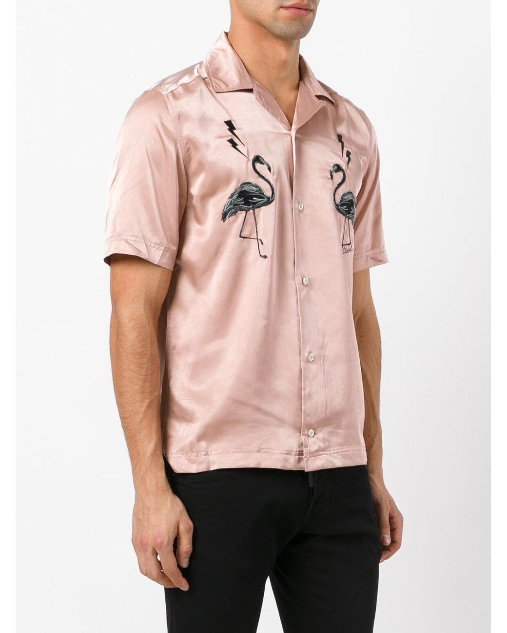 diesel flamingo shirt