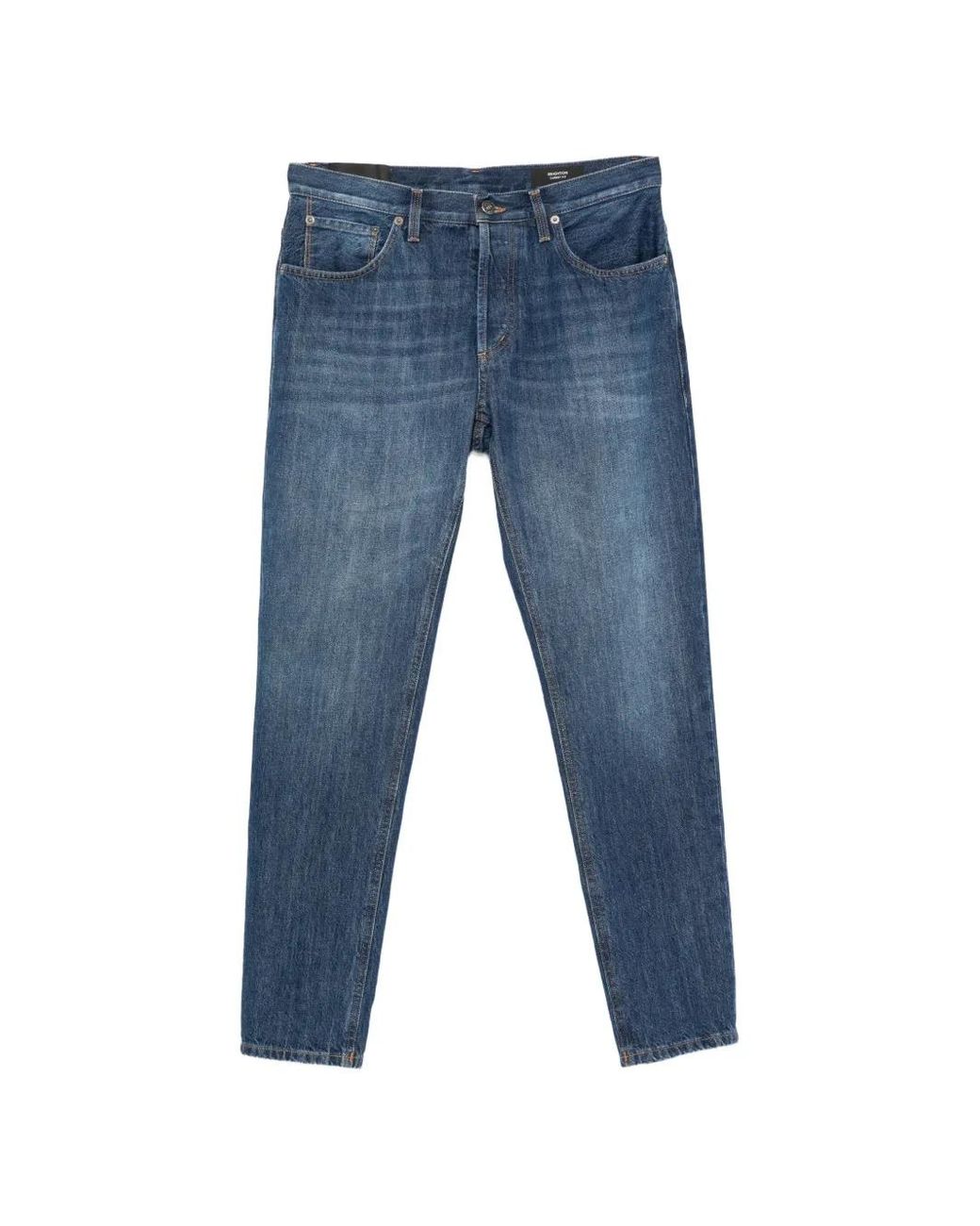 Dondup Blue Faded-Effect Jeans for men