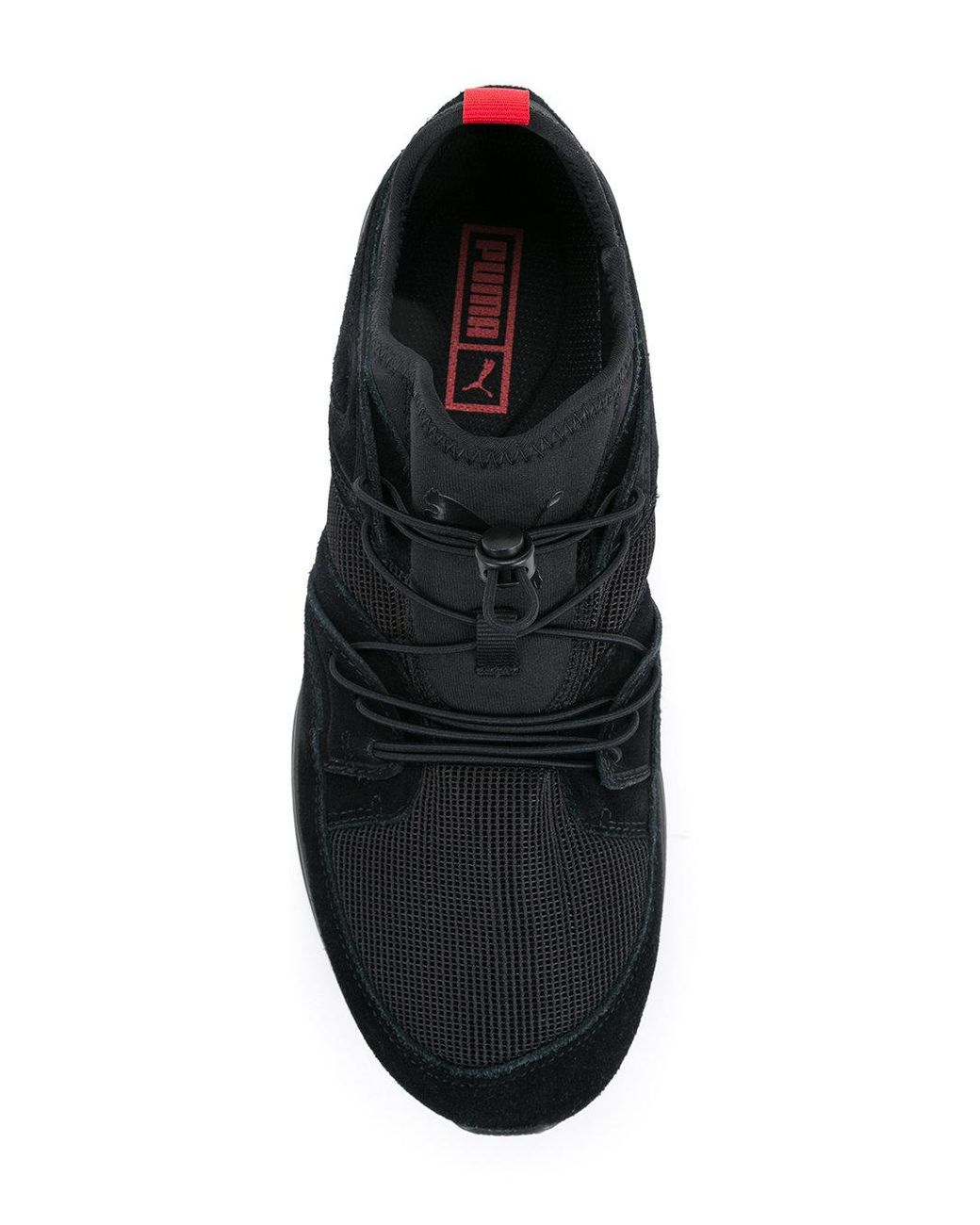 PUMA Elastic Lace-up Sneakers in Black for Men | Lyst