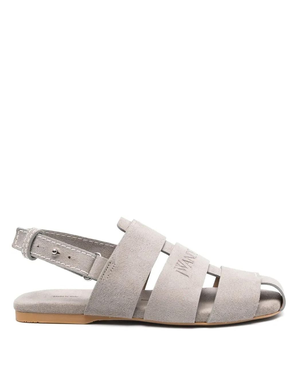 J.W. Anderson White Caged Sandals