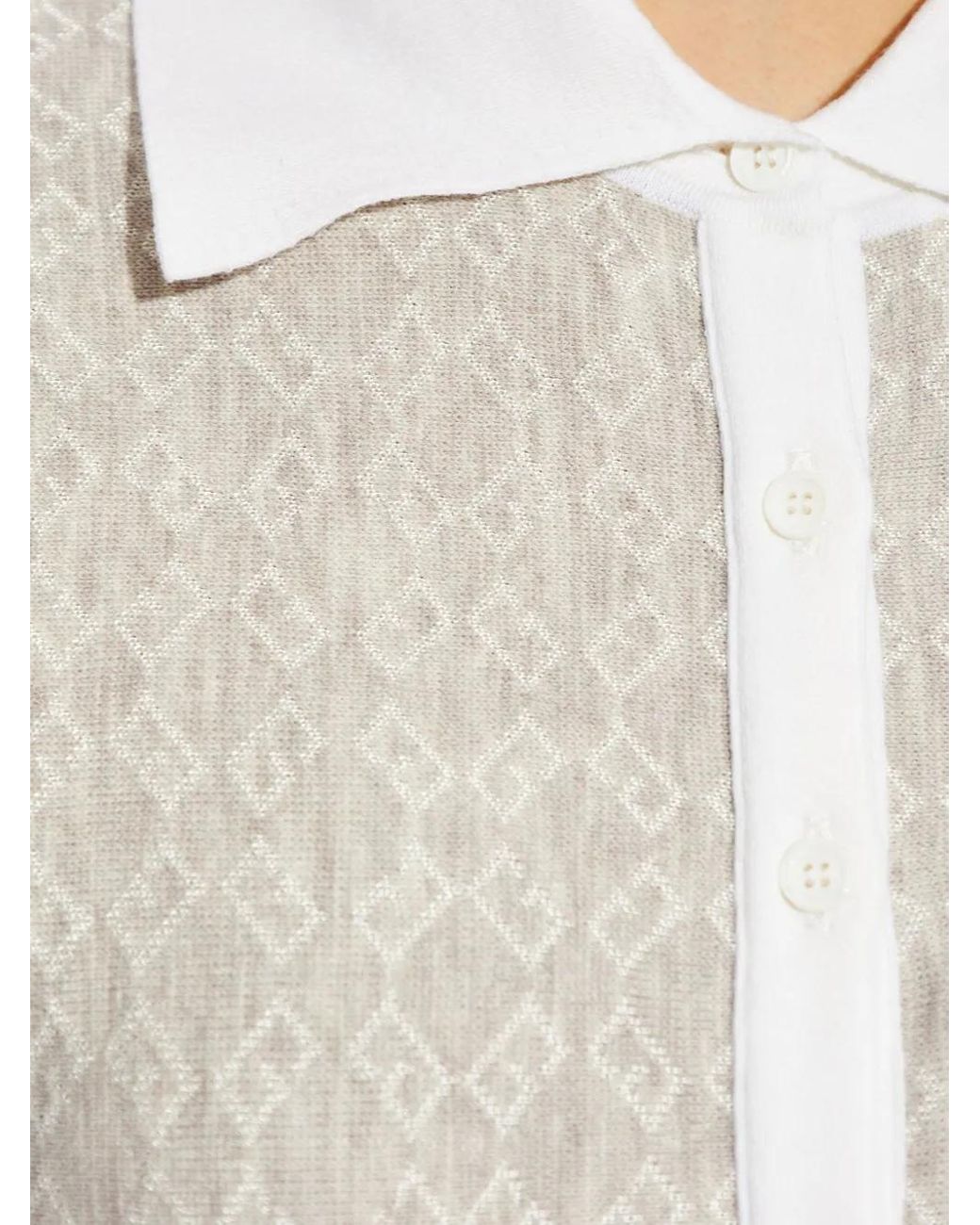 Givenchy White Dress With Monogram