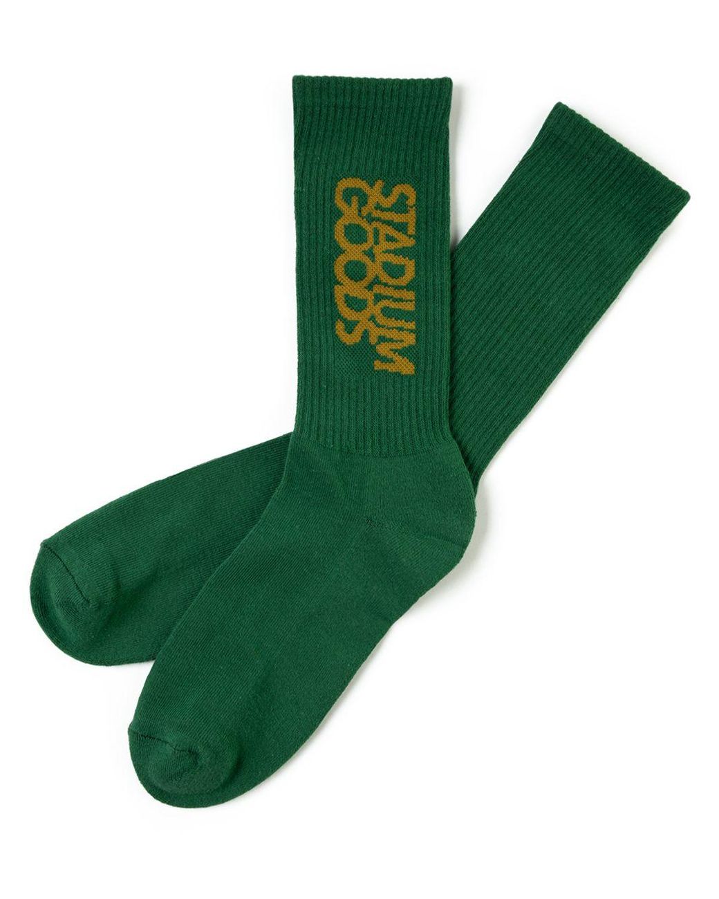 Stadium Goods Cotton Embroidered Logo Socks in Green for Men - Lyst