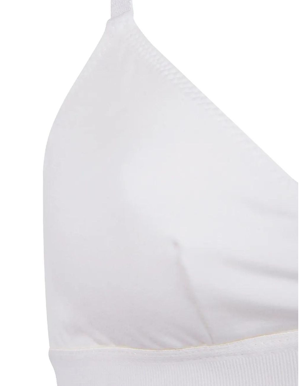 Tom Ford White Logo-Band Bra