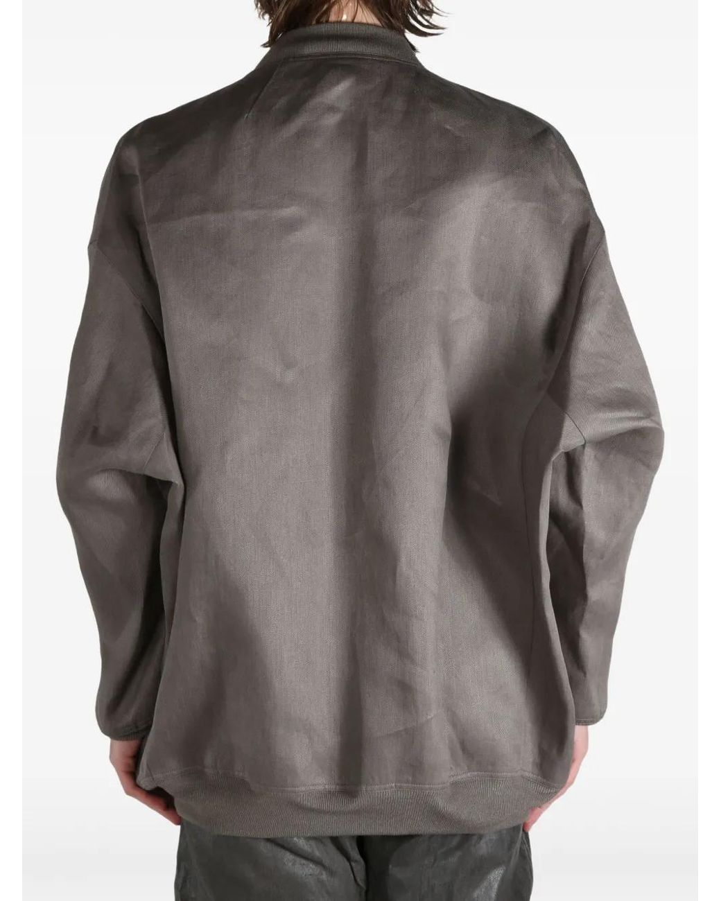 Rick Owens Gray Wool Jacket for men