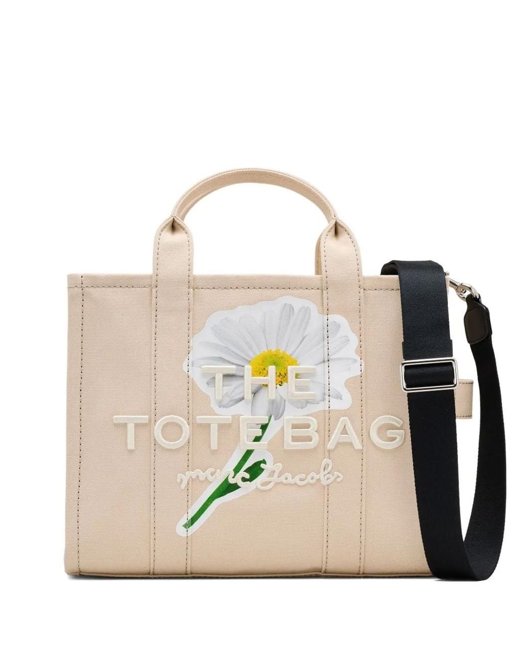 Marc Jacobs White Medium Tote Printed Bag