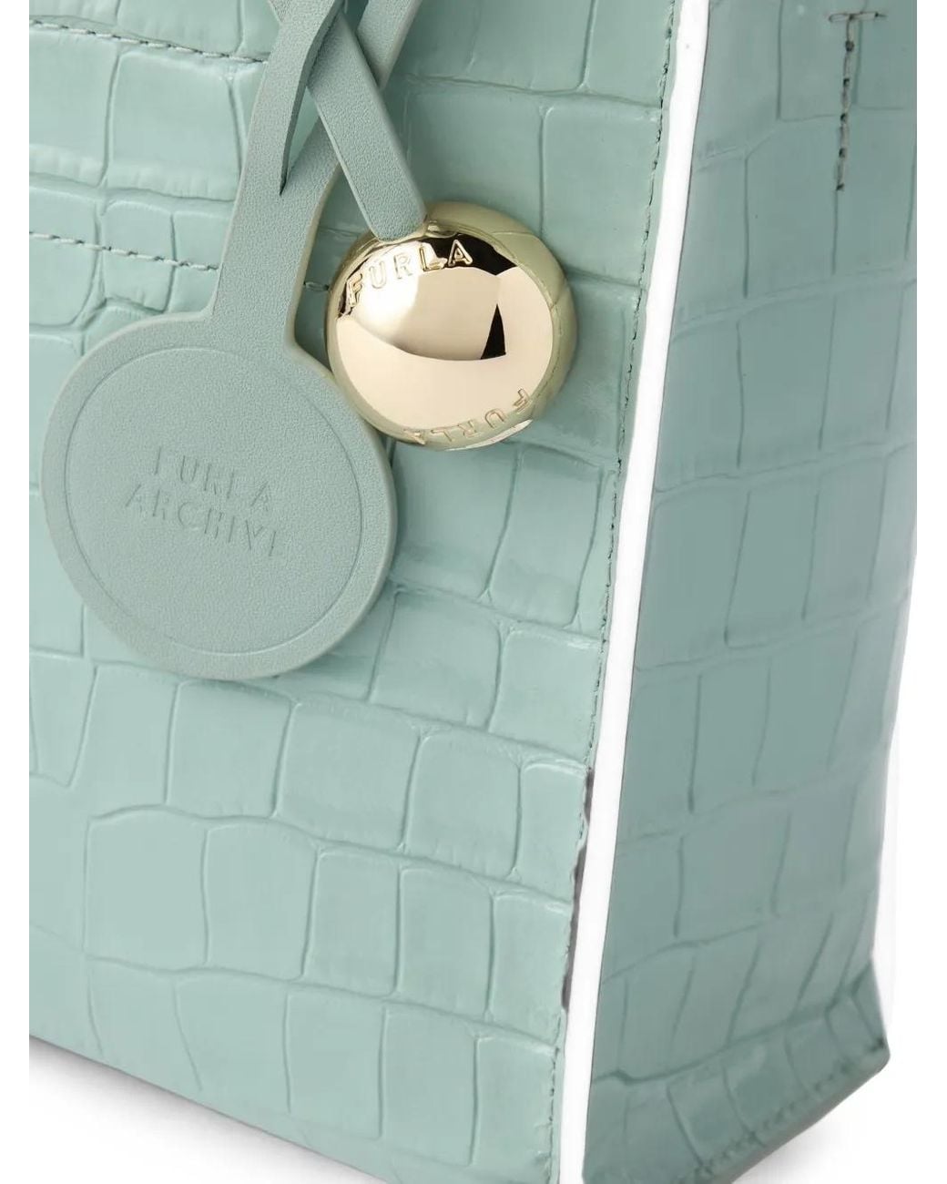 Borsa Tote Divide It Mini di Furla in Blue
