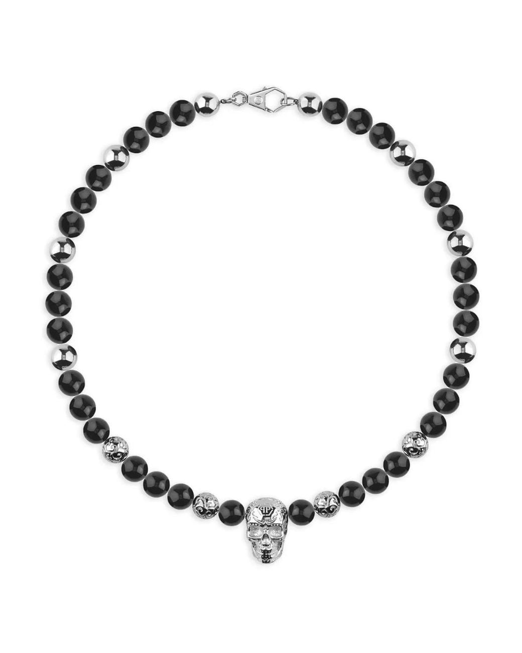 Philipp Plein Metallic Stainless-Steel Necklace for men