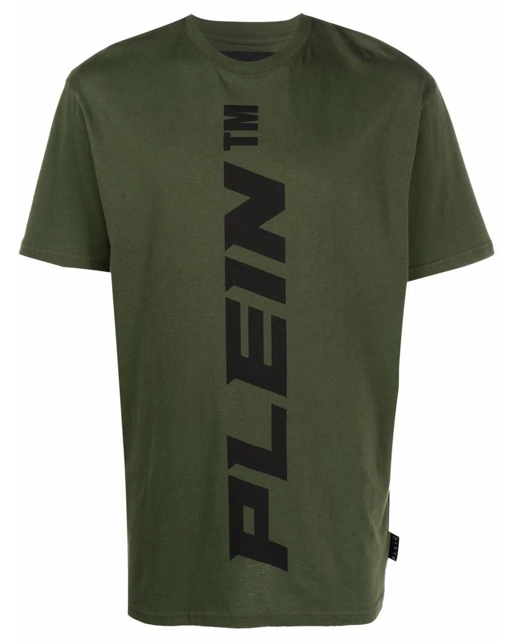 Philipp Plein Green Logo-Print Short-Sleeved T-Shirt for men