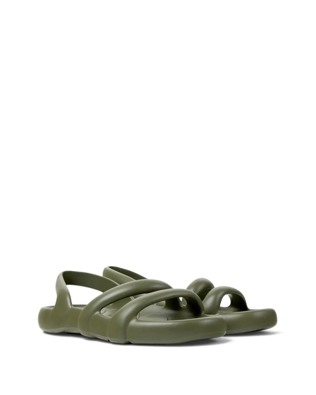 Camper Green Kobarah Strap Flat Sandals for men