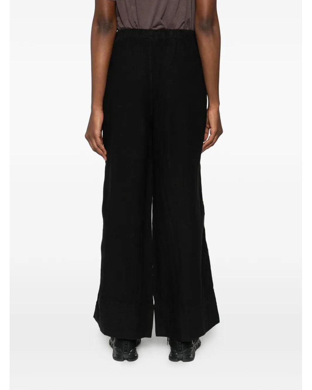 Thom Krom Black Pantalon À Lien De Resserrage