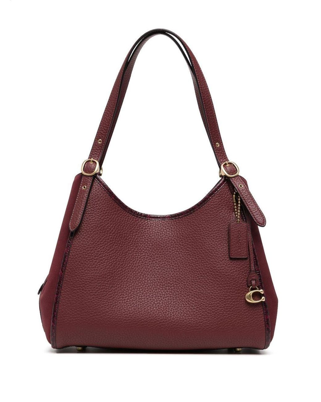 COACH Lori Leather Shoulder Bag in Red Lyst